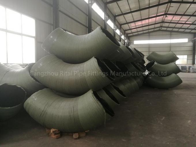 A105 Large Diameter Steel Pipe Fittings EN1092 48 Inch 90 Degree Elbow