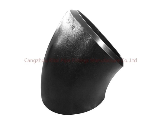 ANSI ASME B16.9 Butt Weld Steel Pipe Fittings SR 45 90 Degree LR Elbow