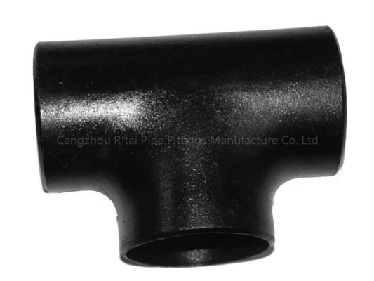 DN 200 DN600 Equal Tee Pipe Fitting Mild Steel Buttweld  2&quot; - 8&quot; Sch40 Welded