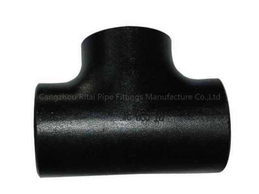 SS400 Straight Pipe Fitting Tee ASTM A234 WPB Carbon Steel MS Equal EN10253