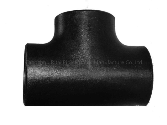 DN15 Reducing Pipe Fitting Tee Butt Weld JIS SS400 STD Carbon Steel MS A234WPB