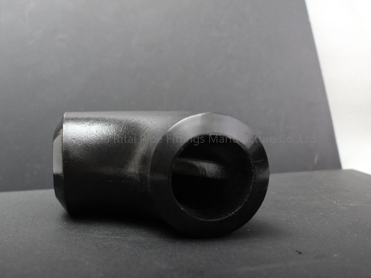 Sch 80 Black Pipe Fitting Elbows ASTM A105 WPB Pure Seamless