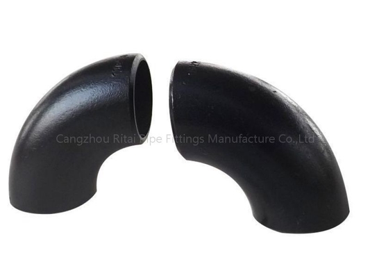 JIS A234 Welded Pipe Fittings Long Radius Elbow 90 Degree 45 180 Degree Steel