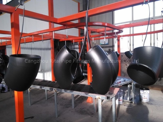 B16.9 A234 SCH40 STD 90 Degree MS 1.5D LR Butt Welded Steel Pipe Bend Seamless