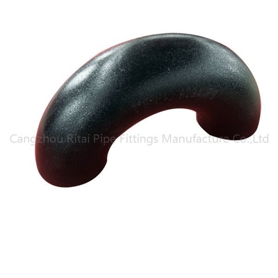 180 Degree Schedule 40 Black Steel Pipe Fittings Elbow Seamless Carbon Steel 1 1/2