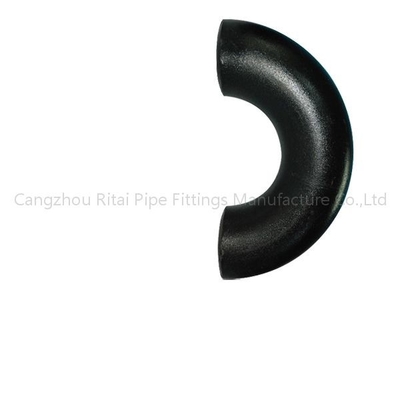 180 Degree Schedule 40 Black Steel Pipe Fittings Elbow Seamless Carbon Steel 1 1/2