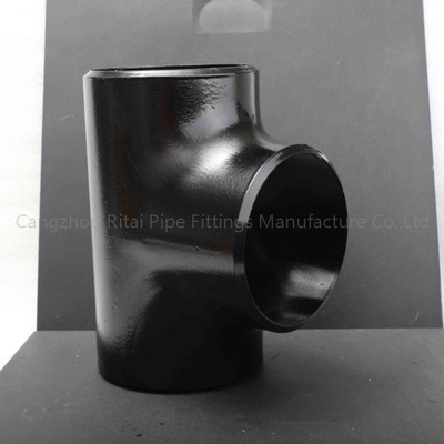 DN50 DN65 Steel Butt Weld Fittings ASTM WPB Seamless Eccentric Reducing Tee Straight