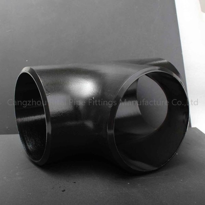 DN50 DN65 Steel Butt Weld Fittings ASTM WPB Seamless Eccentric Reducing Tee Straight
