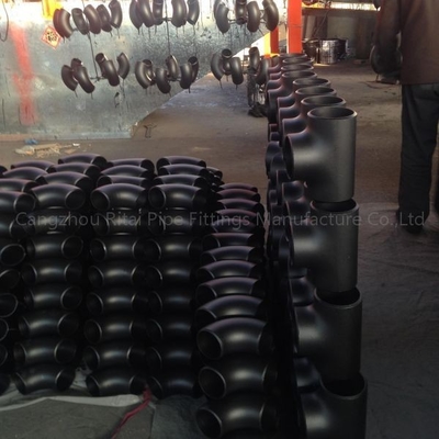 DN50 DN65 Steel Butt Weld Fittings ASTM WPB Seamless Eccentric Reducing Tee Straight