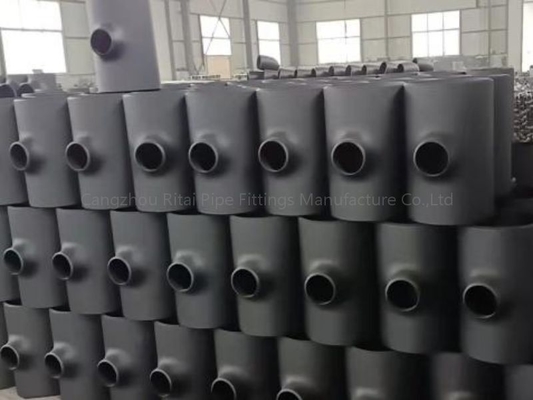 Black Carbon Steel Buttweld Pipe Fittings ASTM A403 WP304 Y Unequal Lateral Tee