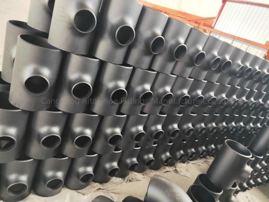 DN10 Butt Weld Fittings Q235 Welded 45 Degree Lateral Pipe Fitting Unequal