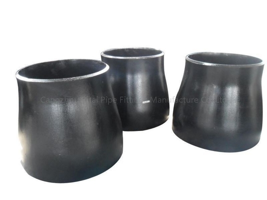 Black ANSI Sch 10 Carbon Steel Weld Fittings SMLS Ecc Butt Weld Concentric Reducer