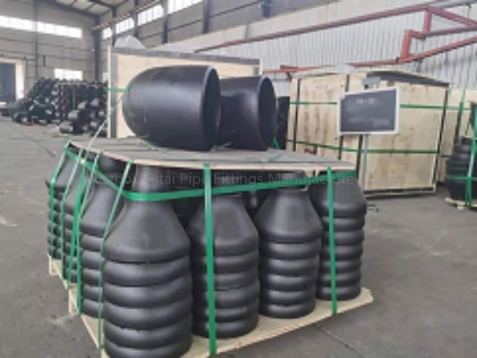 Beveled Pipe Fitting Reducer Eccentric Concentric WPC Carbon Steel SCH40