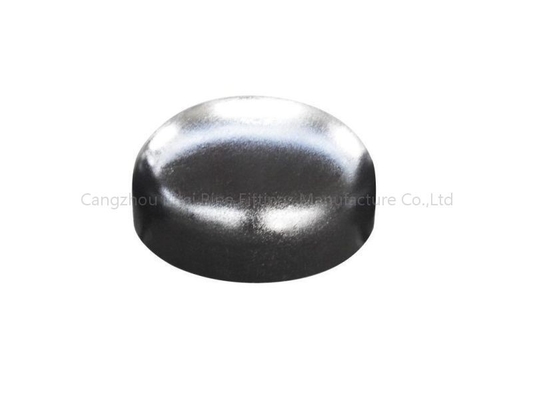 ASTM B16.25 B16.9 A234 GR.WPB Black Pipe Fitting Cap ASME SCH40 3.68mm 3.91mm