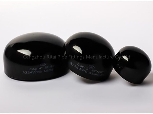 DN15 Carbon Steel Pipe Fitting Cap Forged DIN ASTM JIS B2312 SGP A234 WPB