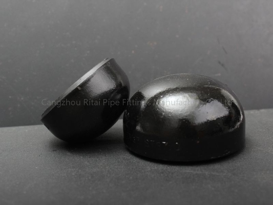 ANSI ASME B16.9 1 Inch Pipe End Caps WPL6 , BW SGP Black Steel Pipe Fittings