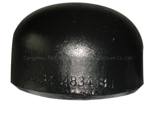 DN100 Weld On Pipe Caps Sch 40 ASME Seamless Steel Pipe Fittings