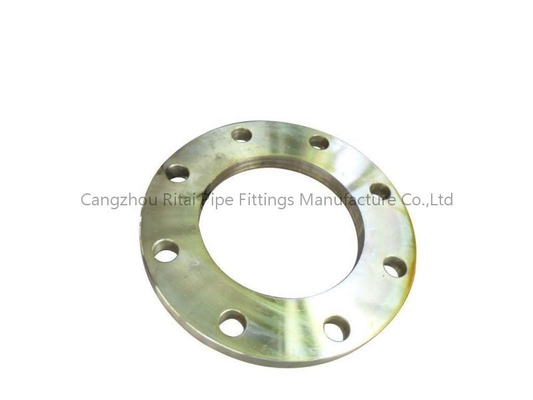 DIN Slip On Carbon Steel Pipe Flange Flat Face Forged PN16 8 Holes DIN PLFF