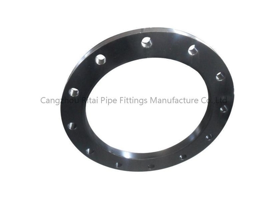 DIN Slip On Carbon Steel Pipe Flange Flat Face Forged PN16 8 Holes DIN PLFF