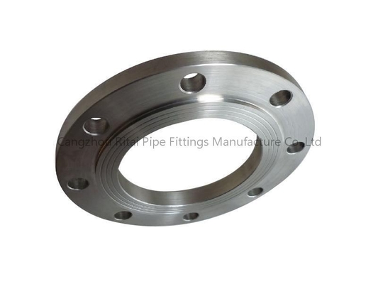 125NB Flat Welding Flange P265GH PN25 PN16 , SCH 80 MS Slip On Flanges Black Paint