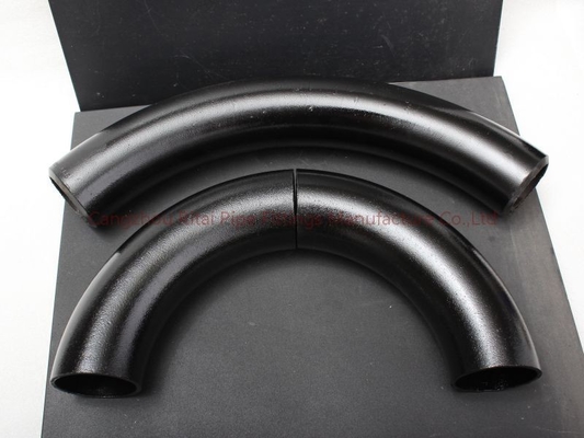 Customized Long Radius Bend 9.53mm 12.7mm 90 Degree 1.5D Weld Bend Fittings Seamless