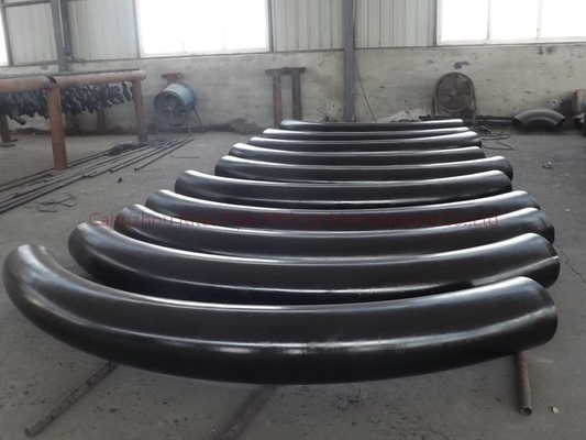 MSS Dn1200 3D Pipe Bends Long Radius 90 Degree Carbon Butt Welding