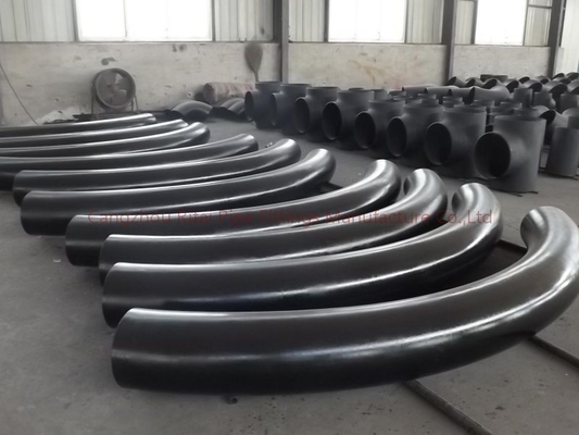Sch 40 5D Pipe Bends LR API 5L Gr. B Seamless BW Stainless Steel 90 Degree Elbow