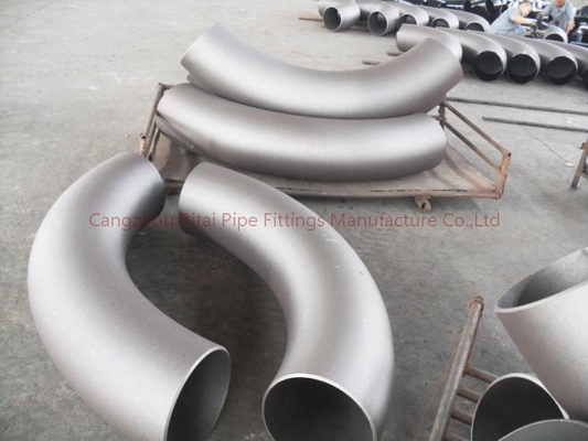 DIN2605 Long Radius 90 Bend Pipe Sch 80 DIN BS EN10253 ST37.2 Carbon 3D 5D