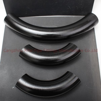 ANSI Black Carbon Steel A234WPB Seamless Welded Pipe Fittings EN10253 3D Elbow