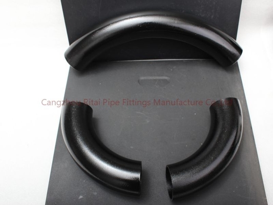 JIS BW 3D Pipe Bends 4 Inch 45 Degree SGP Flanged For Fabrication