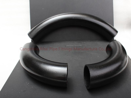 1/2 Inch Mild Steel Exhaust Pipe Bends 3D 5D 10D 180 Degree Butt Weld Bend