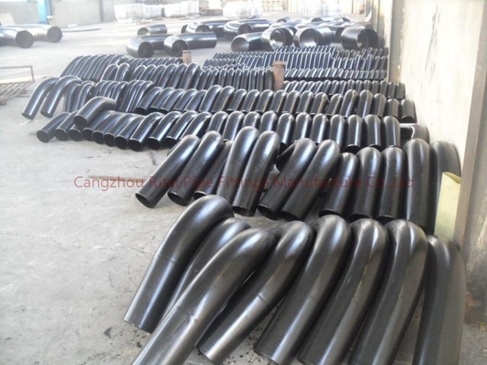 JIS BW 3D Pipe Bends 4 Inch 45 Degree SGP Flanged For Fabrication