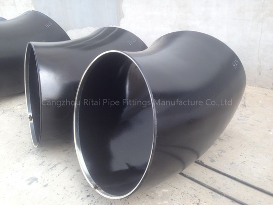 A234 WPB Large Pipe Elbows Sch 160 45 Degree Long Radius Bend CS For Gas Exhaust