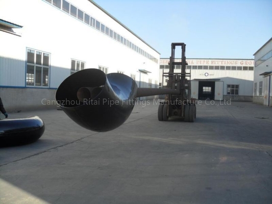 MSS SP44 Black Steel Welded Elbow JIS B2220 XXS Large Diameter Pipe Fittings 48'' STD