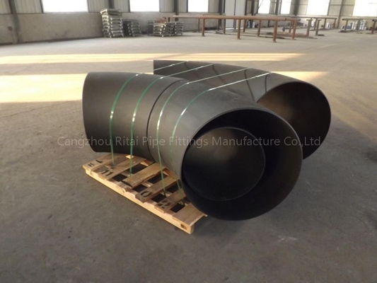 ASTM B16.9 Large Pipe Elbows Carbon Steel Round Beveled Ends 90 Degree Elbow Fitting