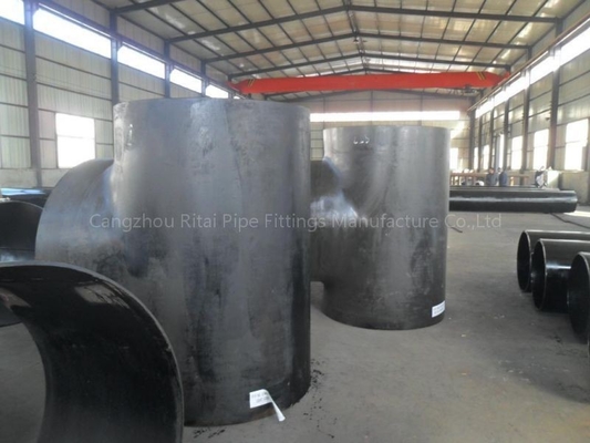 A105 Large Diameter Steel Pipe Fittings EN1092 48 Inch 90 Degree Elbow Bend Longitudinal