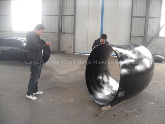 3400NB ASME Large Pipe Elbows Butt Weld 45 Degree Carbon Steel Big Size Marine