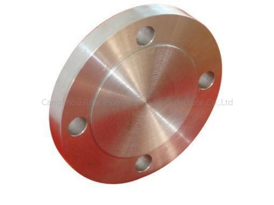 ASTM A105 6 Inch Steel Pipe Flange Class 2500 , Galvanized Blind Flange Forged RTJ
