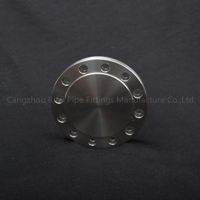 TG A234 Butt Welding Flange Blind ANSI 150 A105 B16.5 Black Lacquered
