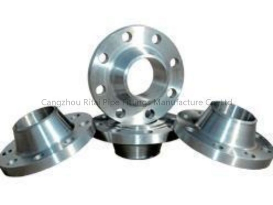 Flat Face Carbon Steel Welding Neck Flange RF FF RTJ ANSI JIS DIN