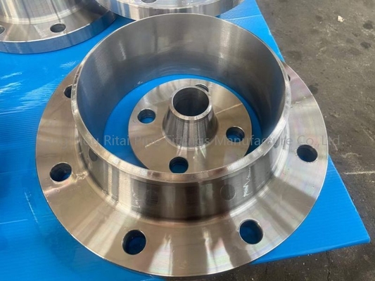 A105 Carbon Steel Weld Neck Flange RF Forging DIN Black 150# 300#