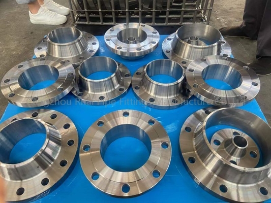 150LB Forged Steel Flange Long Welding Neck ASTM A105 A105N Valve Industry