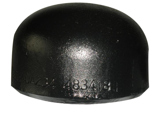 WPL6 Schedule 40 Pipe Cap Beveled , API 8 Inch Steel Pipe Fittings For Gas