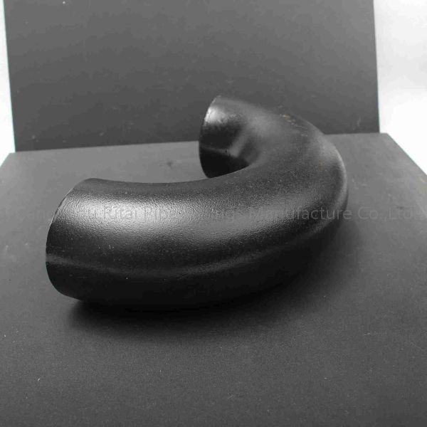 ASME B16.9 Schedule 40 Black Pipe Fittings A234 Long Radius 180 Degree Elbow