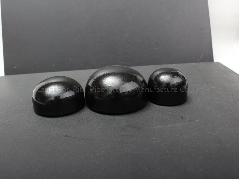 Sch 160 Steel Round Pipe End Caps Welded P235GH DN15 DN1200 A234 WPB