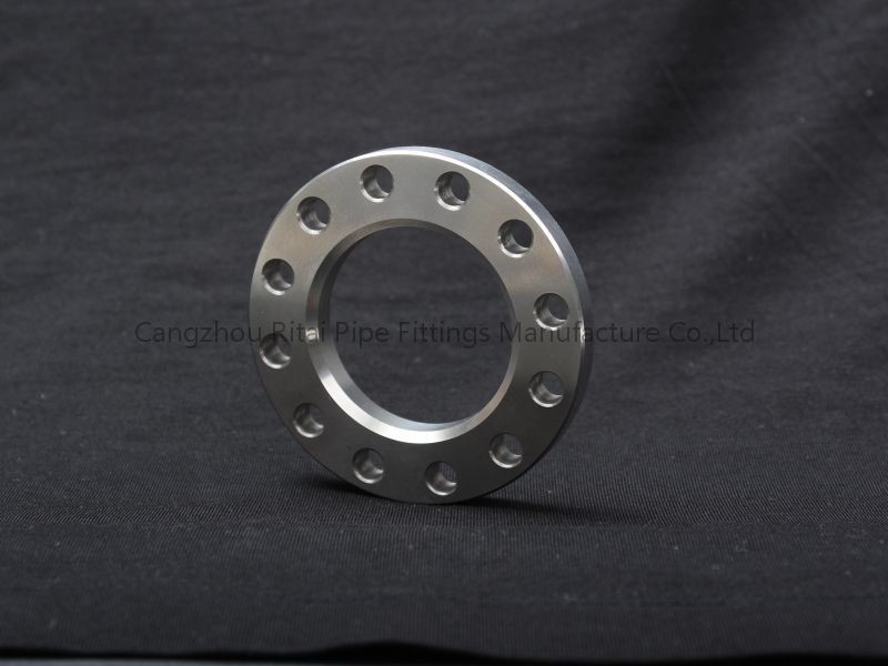 PN6 6 Inch Steel Plate Flange ASME Forging Din A105 5K 10K Black