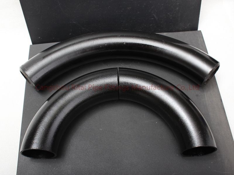 MS Carbon Steel 5D Pipe Bends 1.5D 2D 3D 4 Schedule 40 90 Degree Elbow for Petroleum