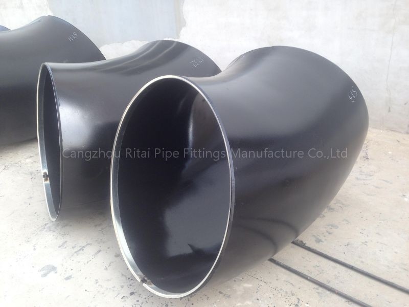 A234 WPB Large Pipe Elbows Sch 160 45 Degree Long Radius Bend CS For Gas Exhaust